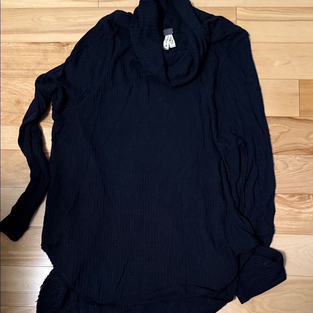Free People Midnight Cowl Neck Sweater